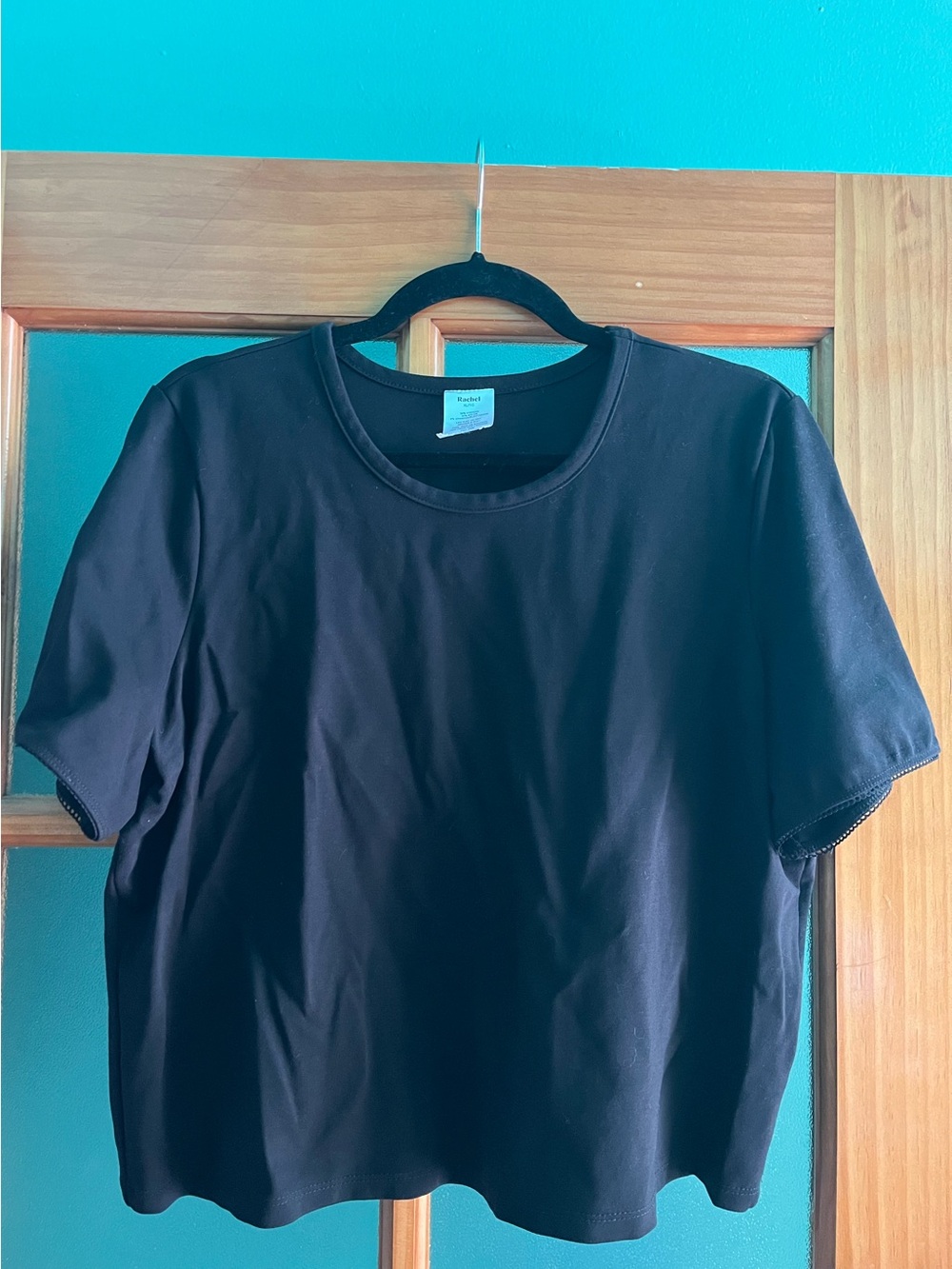 Rachel Black Short Sleeve Crewneck Tee